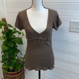 Vintage Dolce & Gabbana short sleeve sweater M